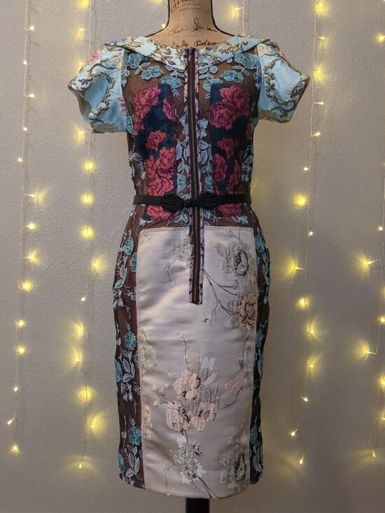 Byron Lars Dresses & Skirts - Anthropologie Byron Lars Beguile Pieced Brocade Dress Size 8